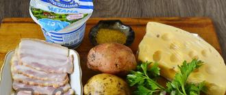 Картошка с беконом в духовке: рецепты приготовления оригинальных блюд Сырой бекон с картошкой